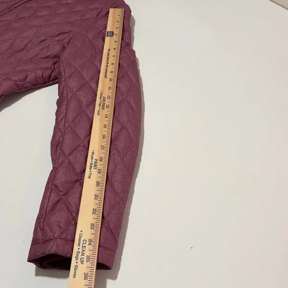 Lands End Quilted Down Coat, XL - Picture 6 of 11